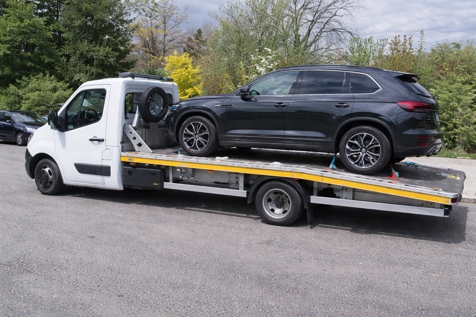 VW Touareg für eine Werkstattfahrt von Graz nach Linz